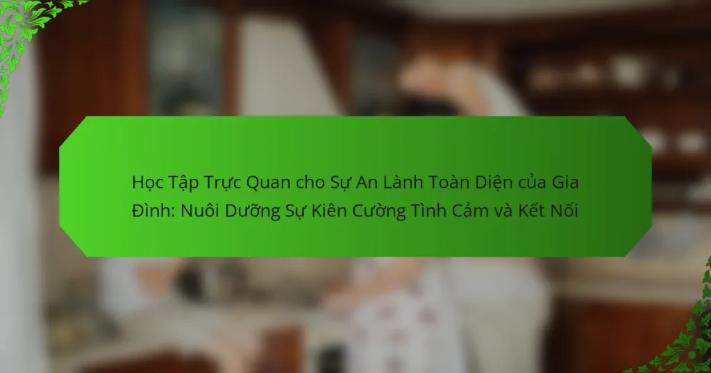 Học Tập Trực Quan cho Sự An Lành Toàn Diện của Gia Đình: Nuôi Dưỡng Sự Kiên Cường Tình Cảm và Kết Nối